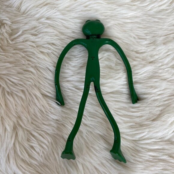 Vintage Frog Toy Stretch Bend Plant Tie Twist Bendable Twisting Collectible - Picture 5 of 9